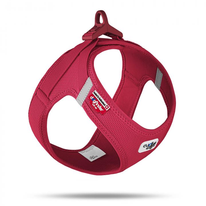 CURLI VEST DOG CHEST COLLAR CURLI BUCKLE AIR-MESH RED