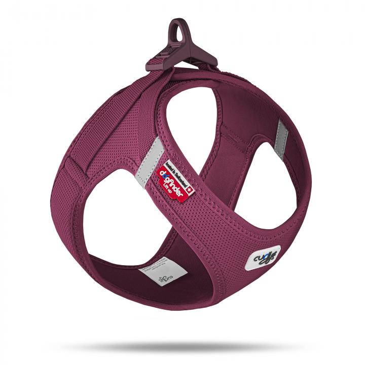 CURLI VEST DOG CHEST COLLAR CURLI BUCKLE AIR-MESH RUBY