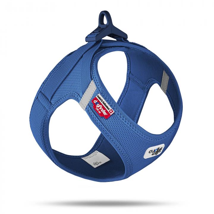 CURLI VEST DOG CHEST COLLAR CURLI BUCKLE AIR-MESH BLUE