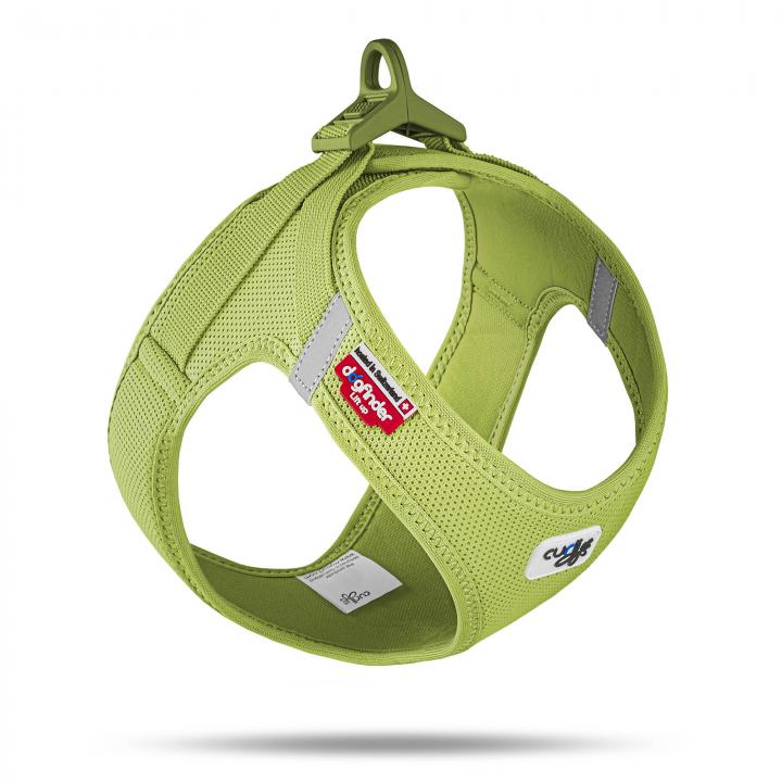 CURLI VEST DOG CHEST COLLAR CURLI BUCKLE AIR-MESH LIME