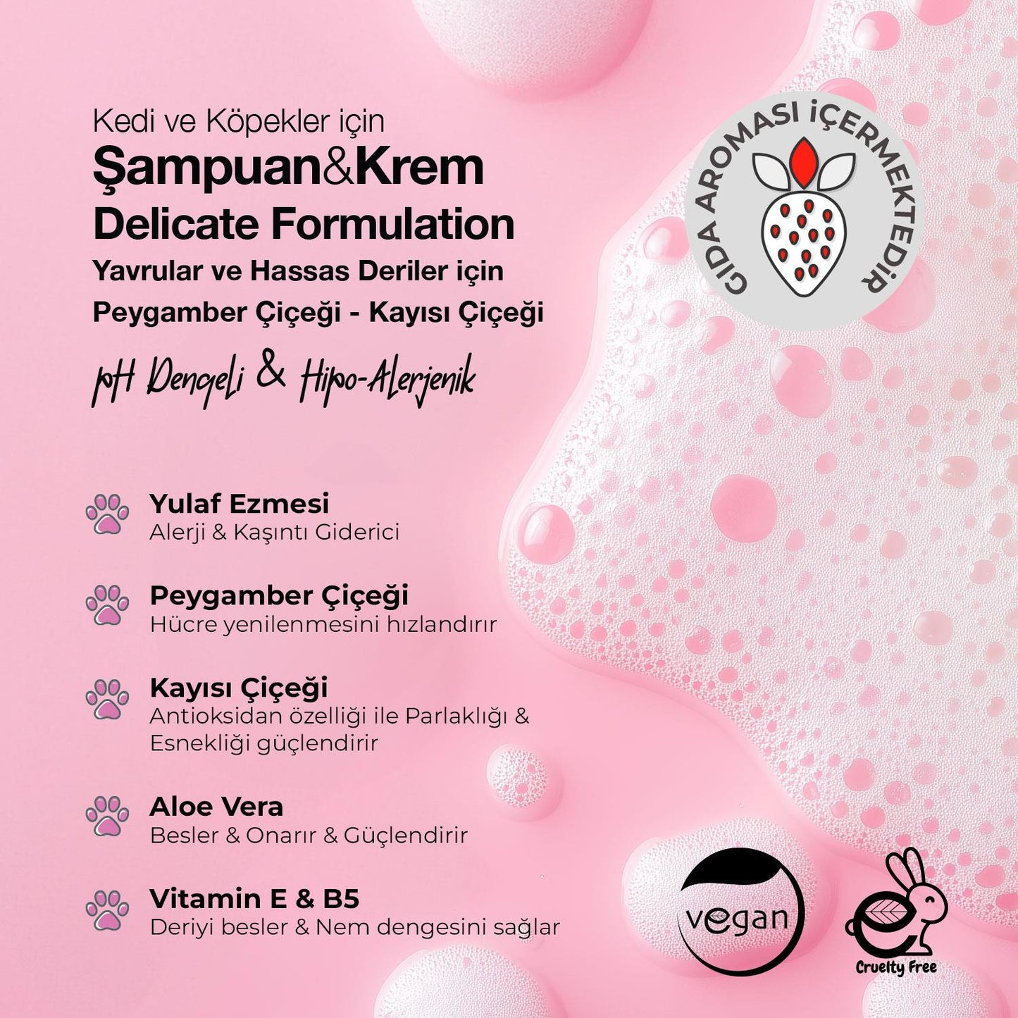 Docho Şampuan ve Krem - Delicate - Yavrular ve Hassas Deriler