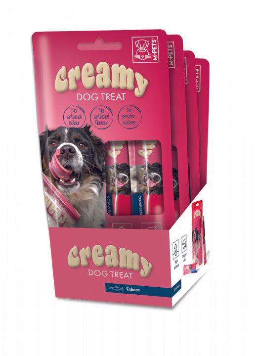 M-PETS DOG TREATMENT WITH CREAMY SALMON