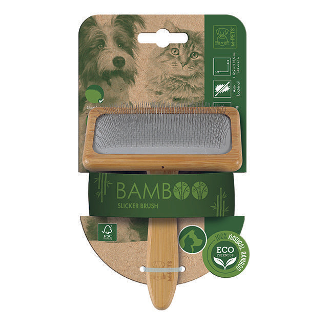 M-PETS BAMBOO FINNISH DOG BRUSH