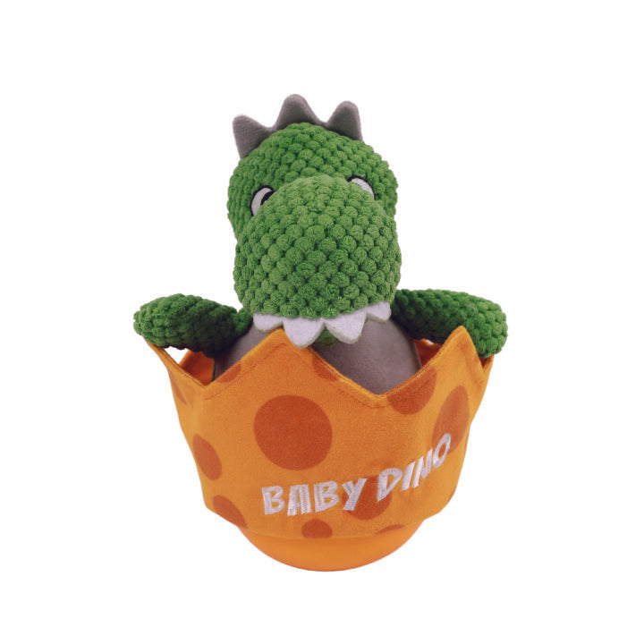 M-PETS PLAY DINO RASIBUS BACON FLAVORED DOG TOY