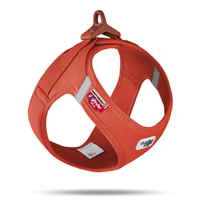 CURLI VEST DOG HARNESS CURLI CLASP AIR-MESH SUN ORANGE