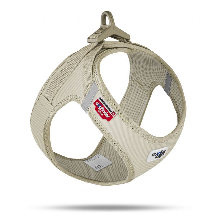 CURLI VEST DOG HARNESS CURLI CLASP CORD TAN