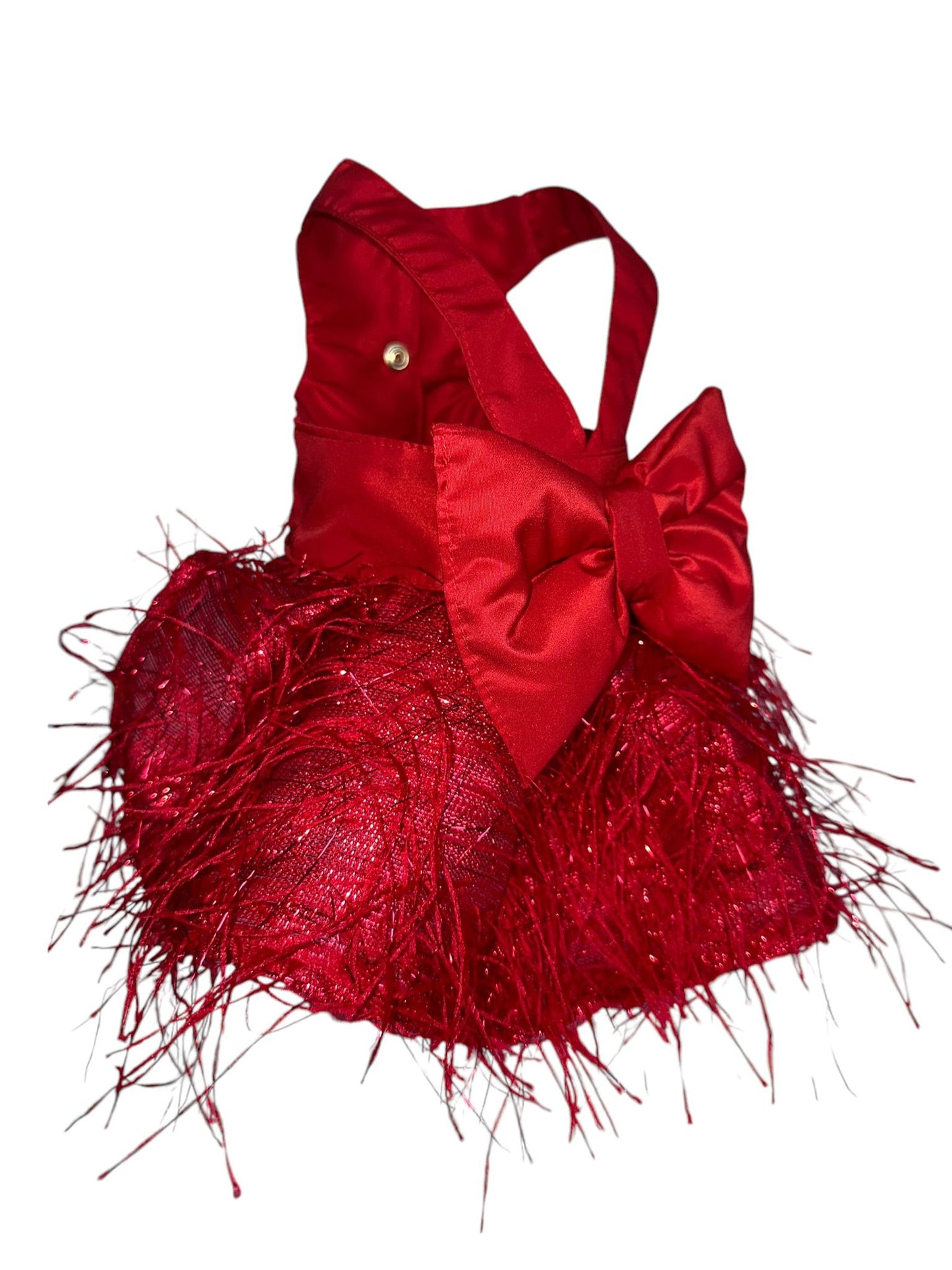 RED PARTY DOG DRESS