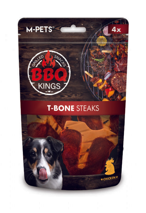 M-PETS BBQ KINGS T-BONE STEAKS CHICKEN DOG REWARD