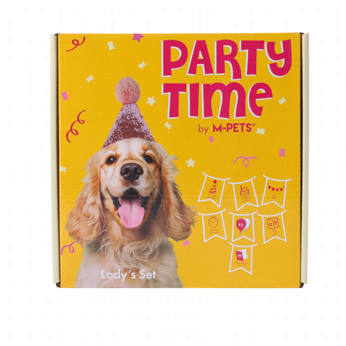 M-PETS PARTY TIME DİŞİ KÖPEKLER İÇİN DOĞUM GÜNÜ SETİ