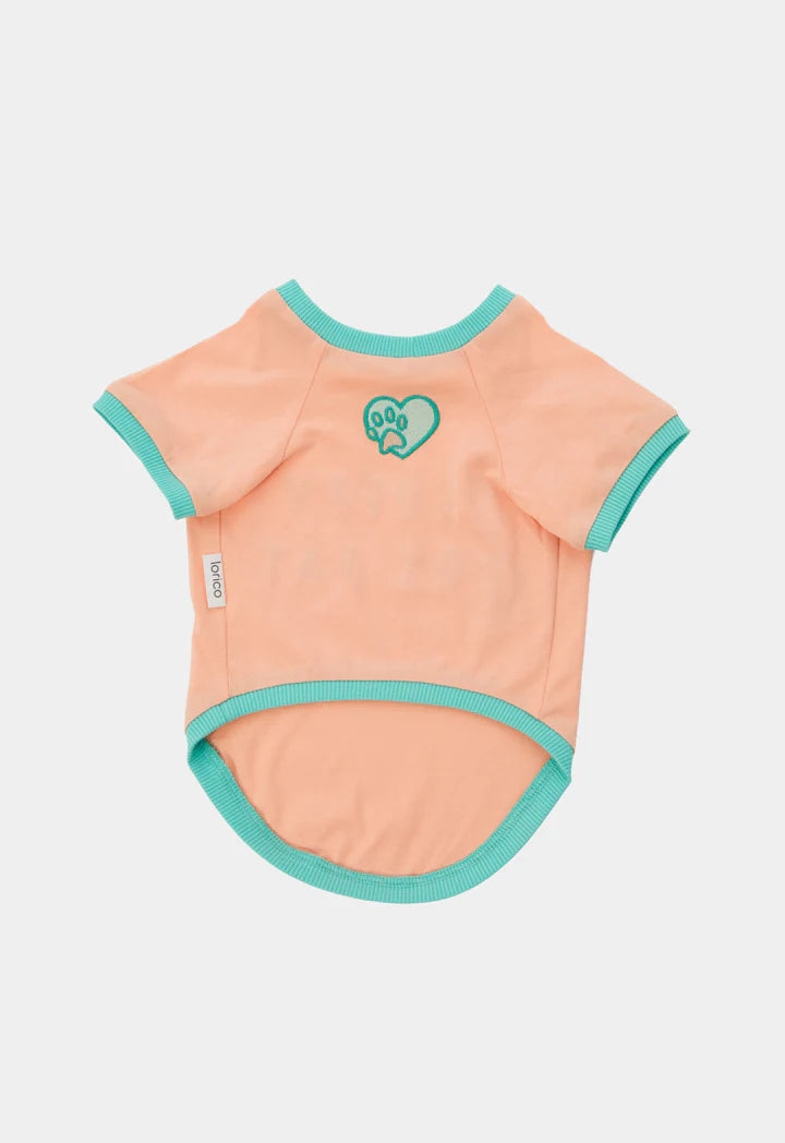 Amalfi Dog T-Shirt - Salmon