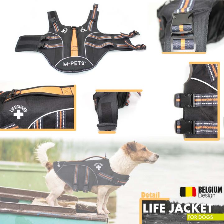 M-PETS LIFE JACKET KÖPEKLER İÇİN CAN YELEĞİ