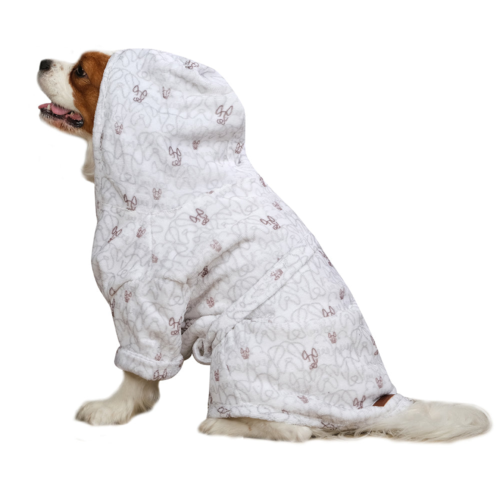 BUBBLE KÖPEK BORNOZ