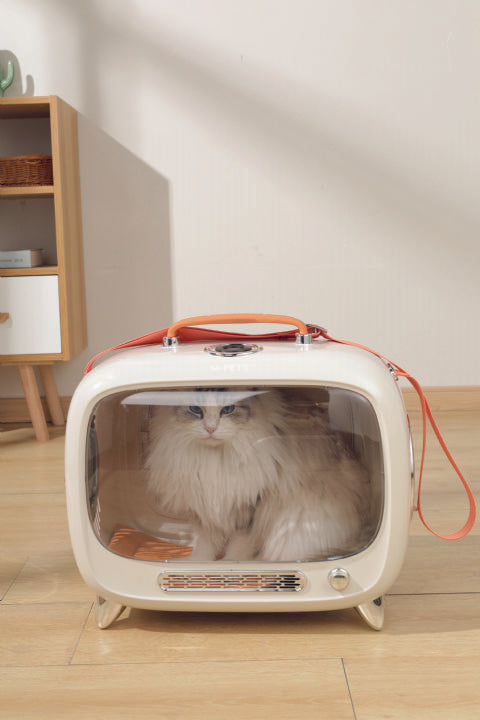 SIXTIES TV CAT-DOG CARRYING BAG WHITE