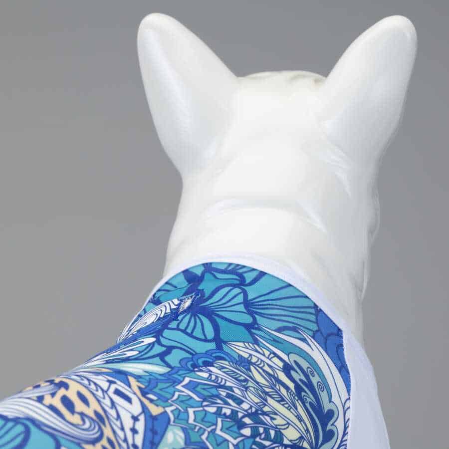BLUE FLOWER KÖPEK TSHİRT