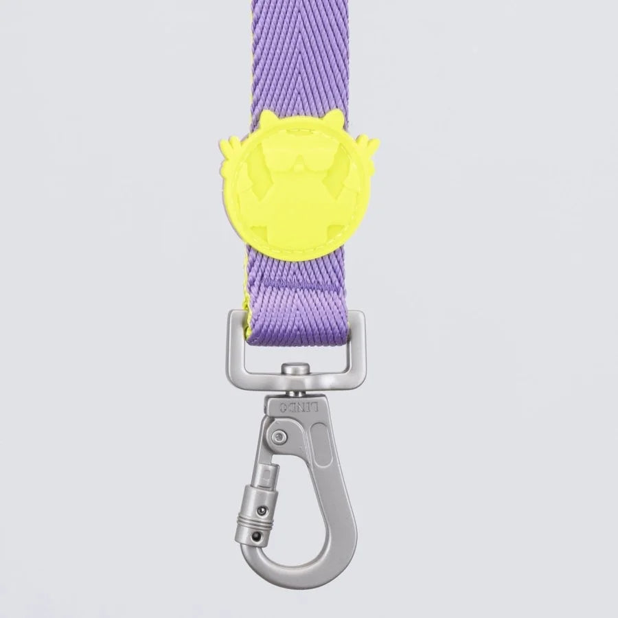 LİNDO URBAN GLOW PURPLE GEZDİRME TASMASI
