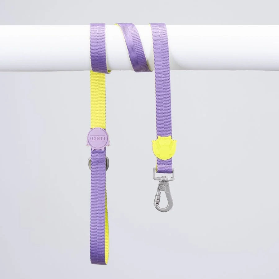 LİNDO URBAN GLOW PURPLE GEZDİRME TASMASI