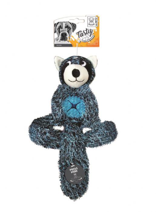 M-PETS NELSON CUTE BEAR DOG TOY WITH REWARDS