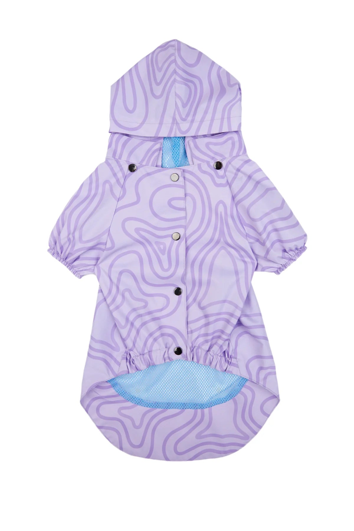 Lilac Butterfly Dog Raincoat