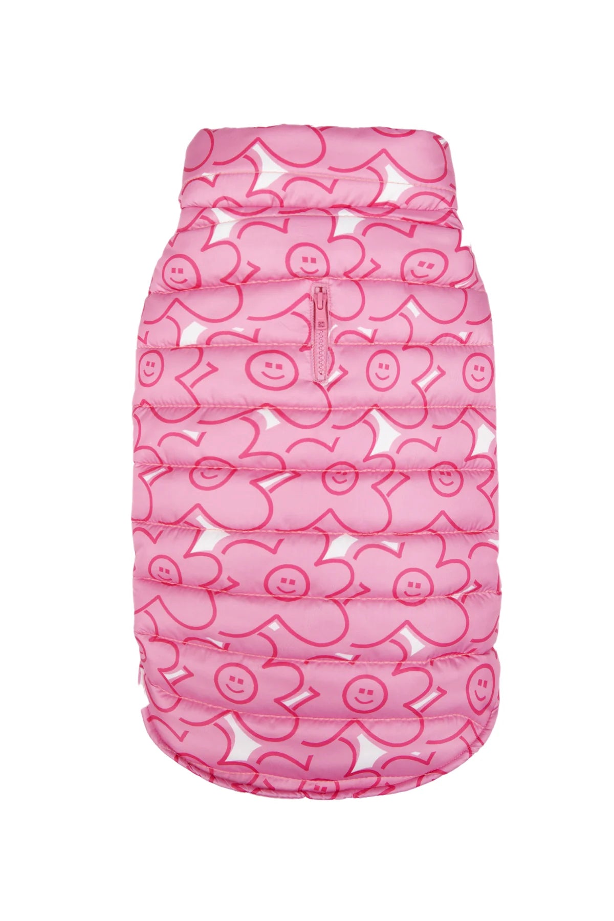 Pink Floral Puppy Dog Coat