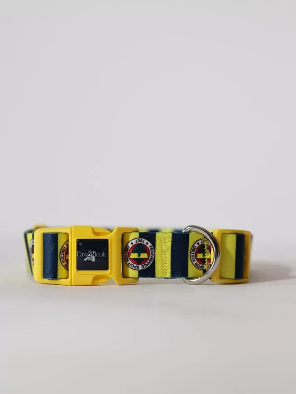 Fenerbahce Licensed Dog Collar, Bar Collar