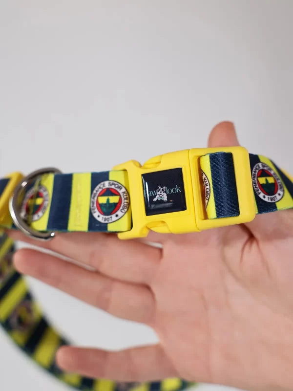 Fenerbahce Licensed Dog Collar, Bar Collar