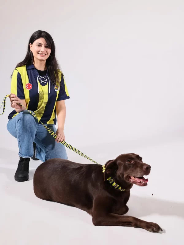 Fenerbahce Licensed Dog Walking Leash, Walking Leash, With Rod