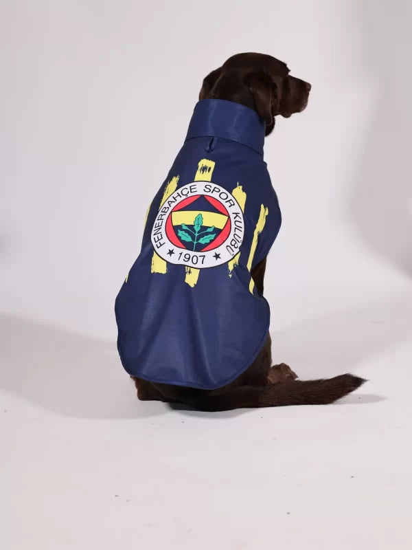 Fenerbahce Licensed Dog Raincoat