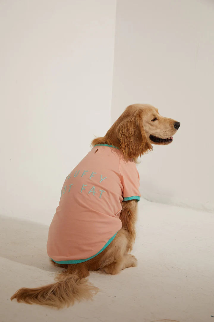 Amalfi Dog T-Shirt - Salmon