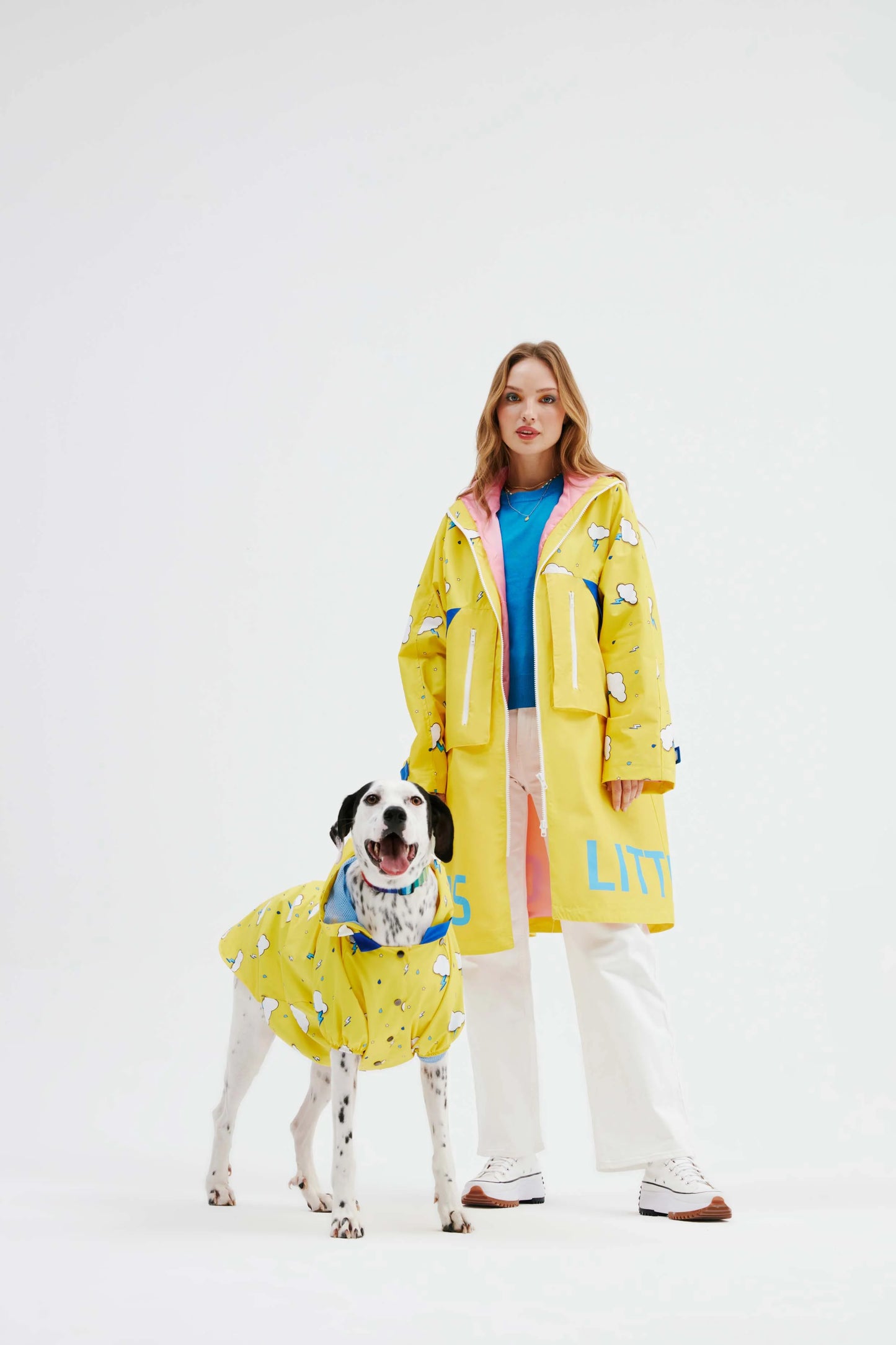 Yellow Cloud Human Raincoat