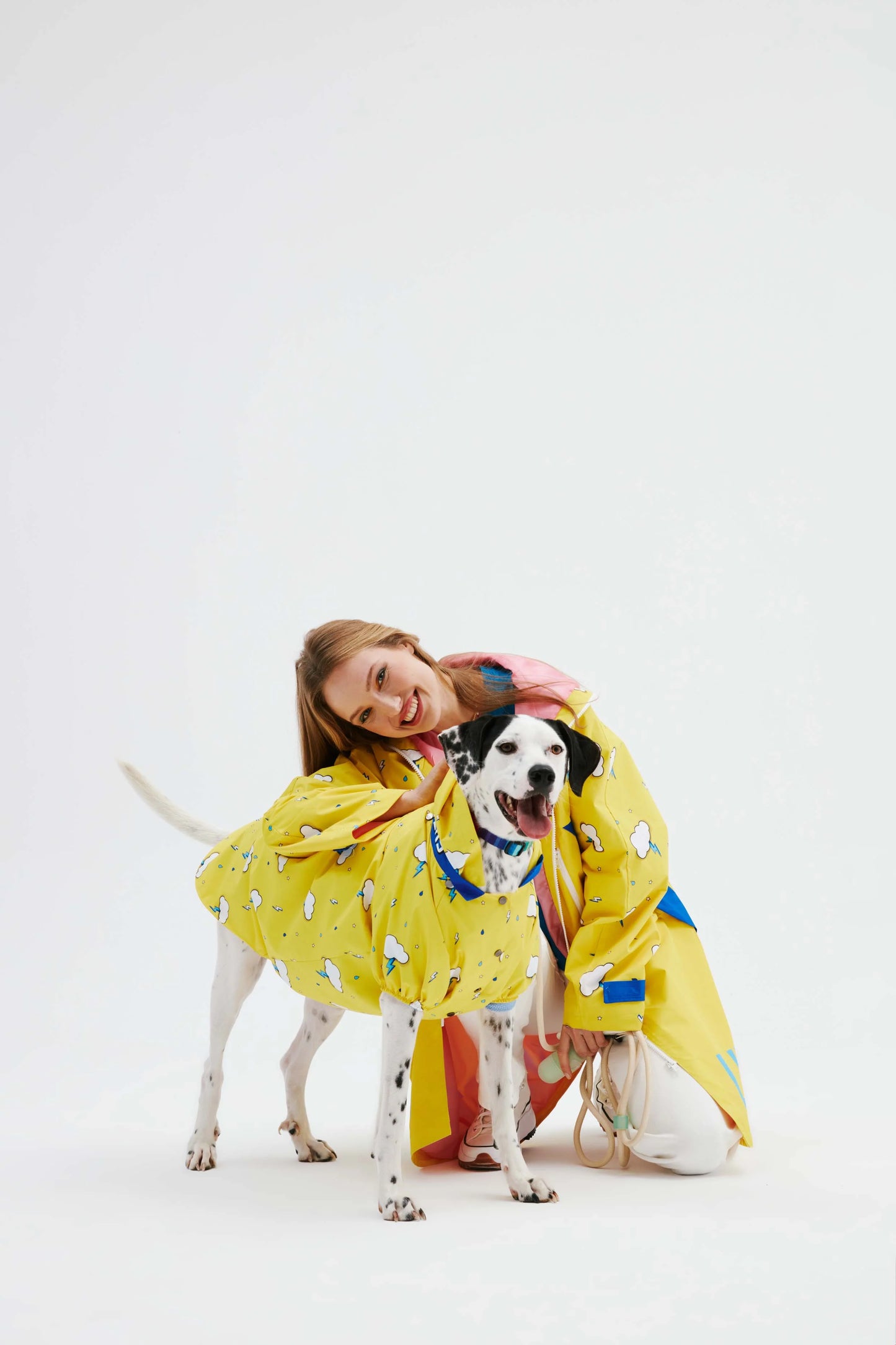 Yellow Cloud Human Raincoat
