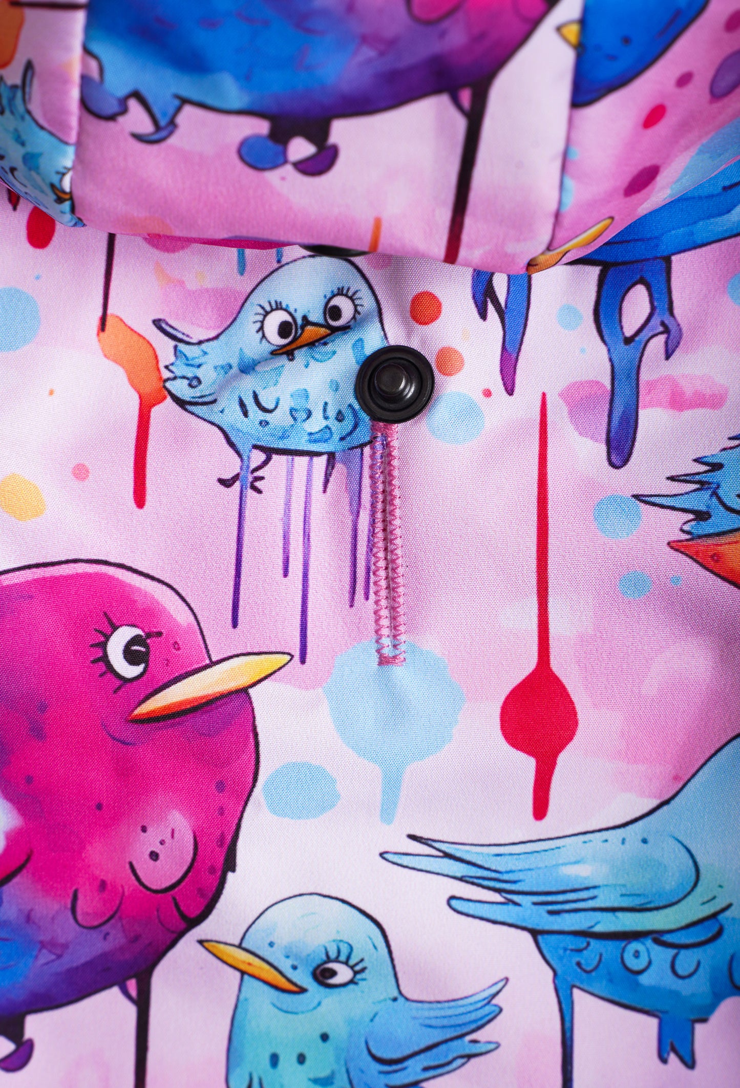 FOURAMOUR POLARLI CRAZY BIRDS KÖPEK YAĞMURLUK