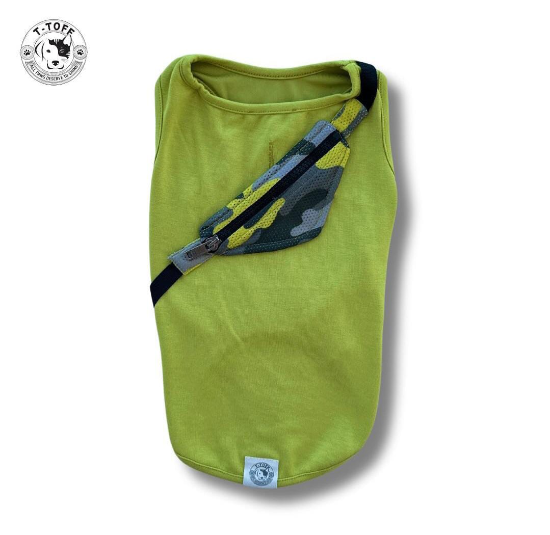 T-TOFF GREEN DOG T-SHIRT WITH BAG