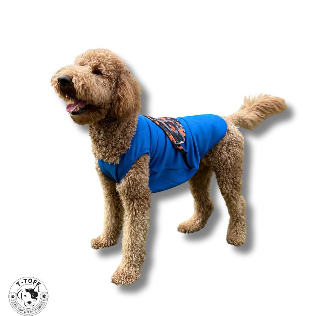 T-TOFF BLUE DOG T-SHIRT WITH BAG