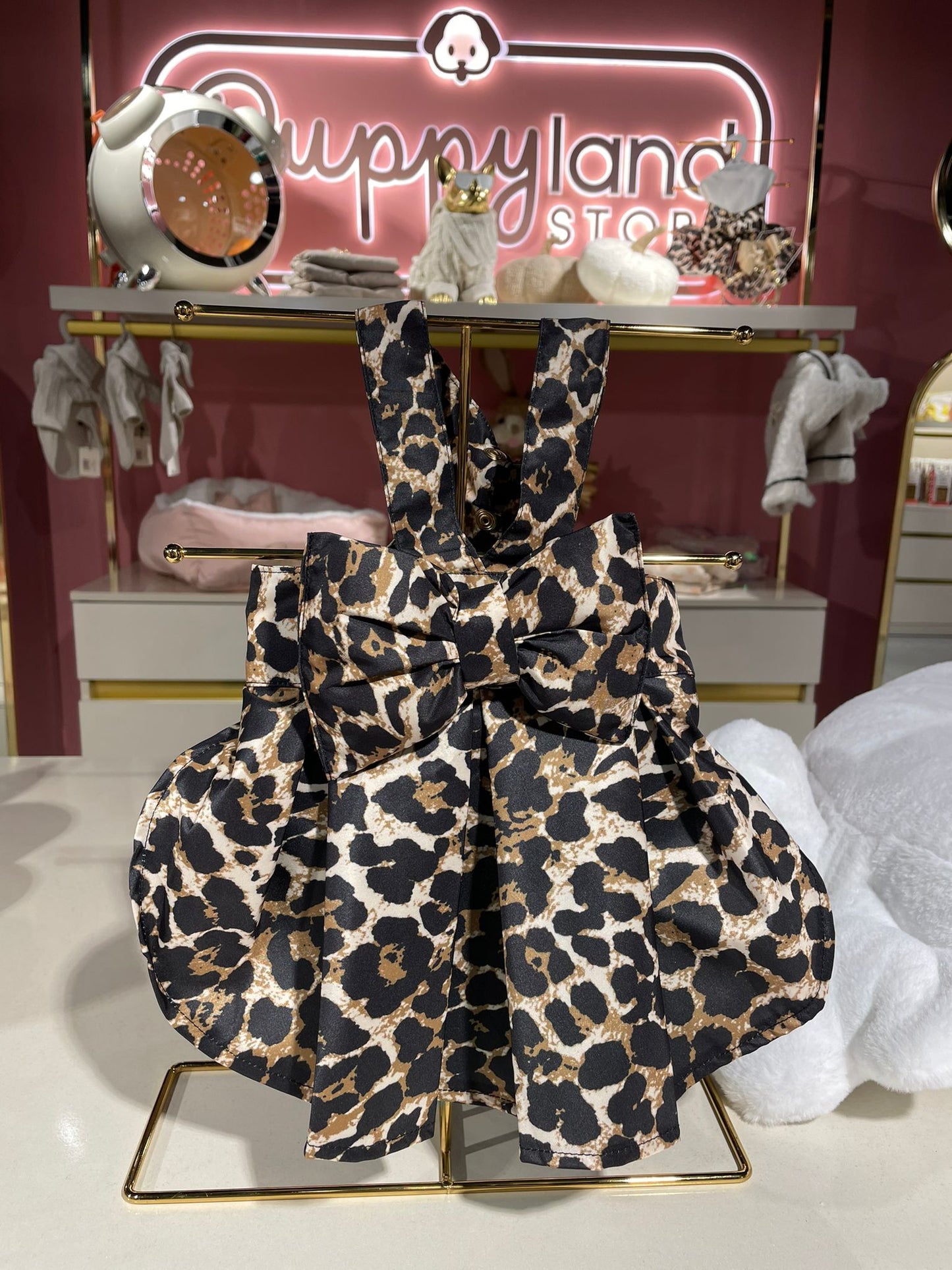 ZIGGYDOG LEOPARD DOG DRESS