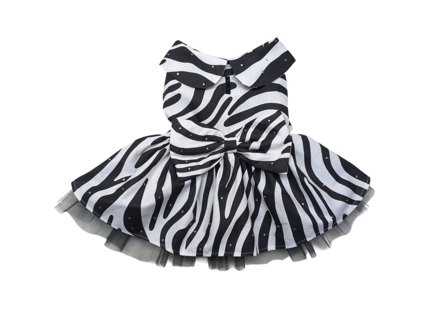 MERPAWW DOG ZEBRA PATTERNED DRESS