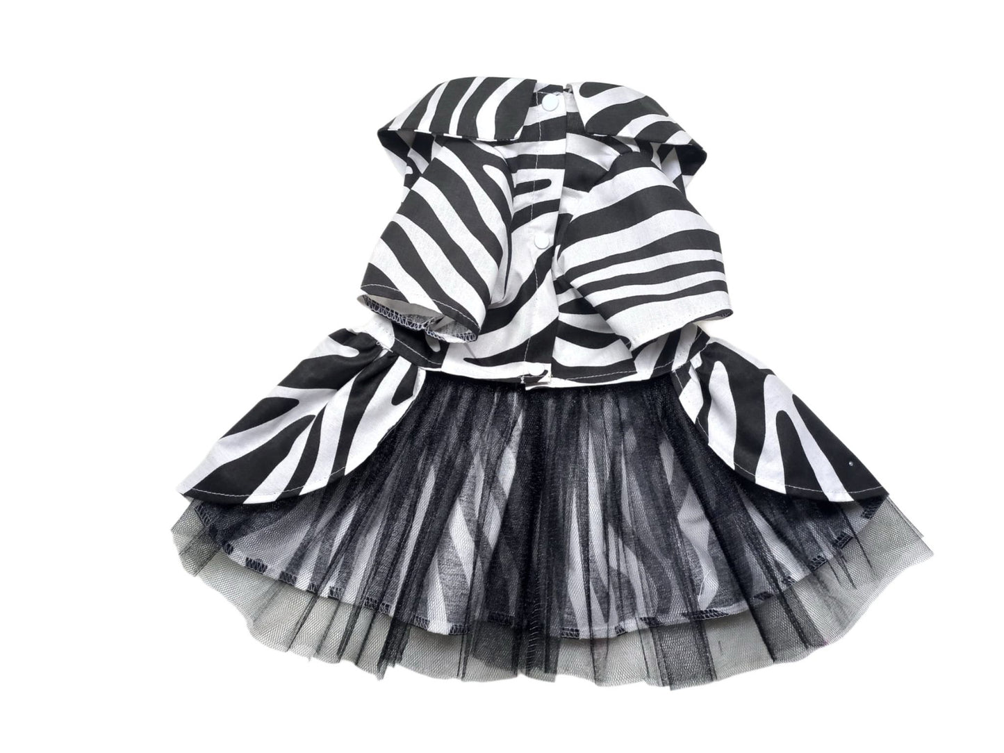 MERPAWW DOG ZEBRA PATTERNED DRESS