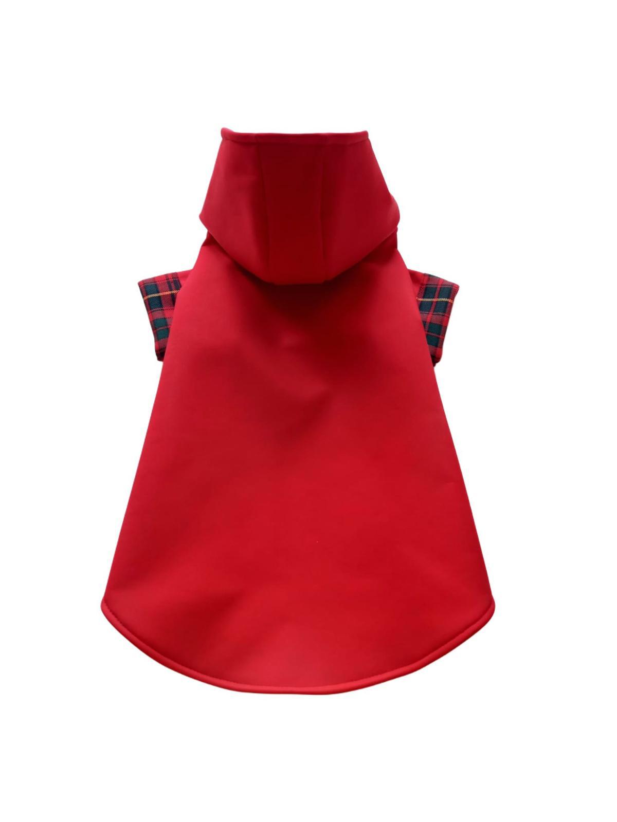 MERPAWW DOG SOFTSHELL RED COAT
