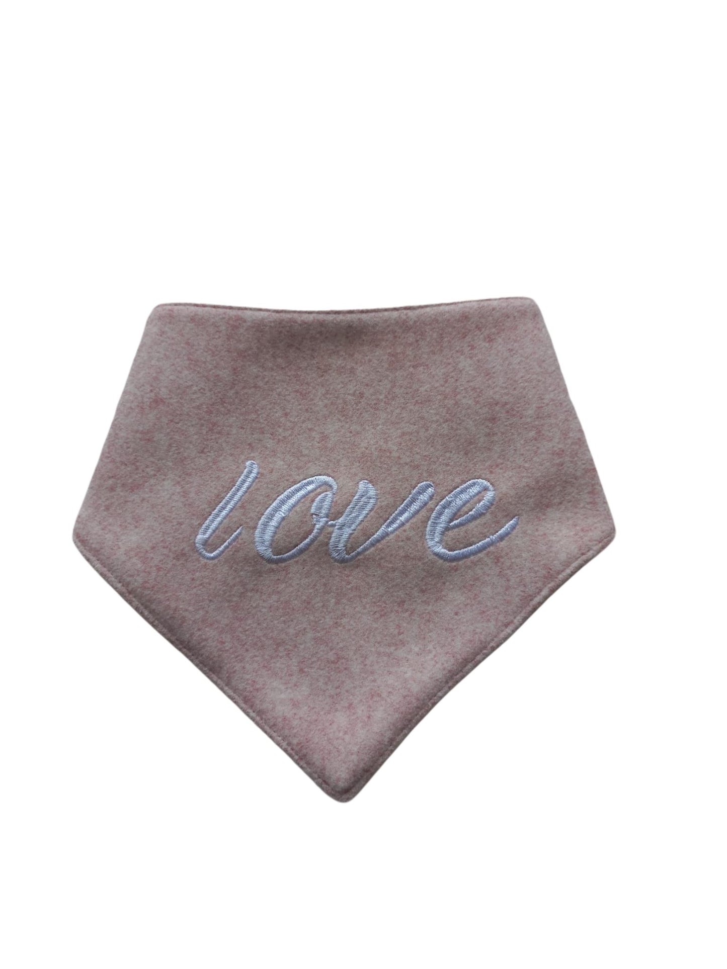 MERPAWW DOG PINK LOVE BANDANA