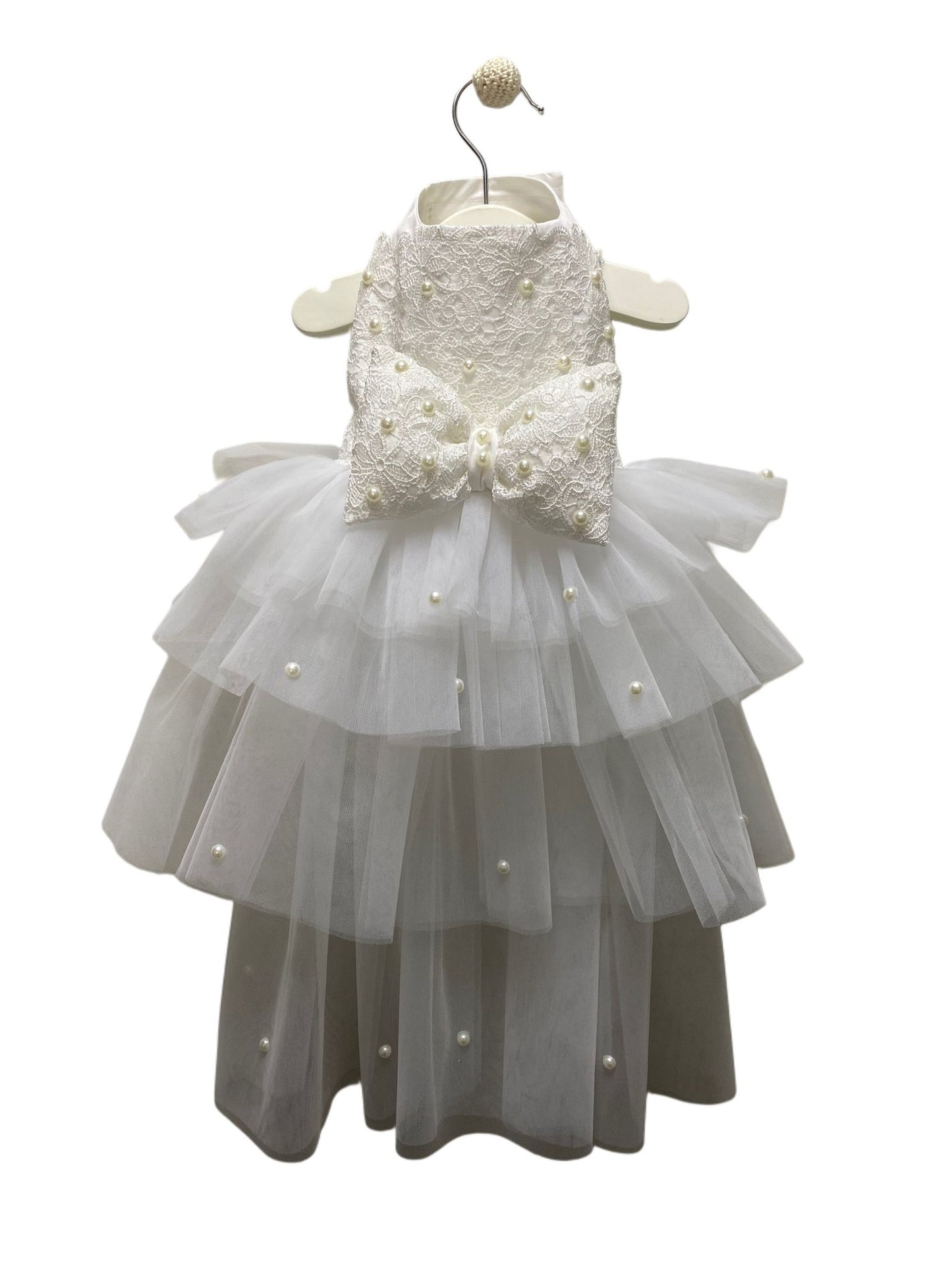 Dog Wedding Dress and Veil Set