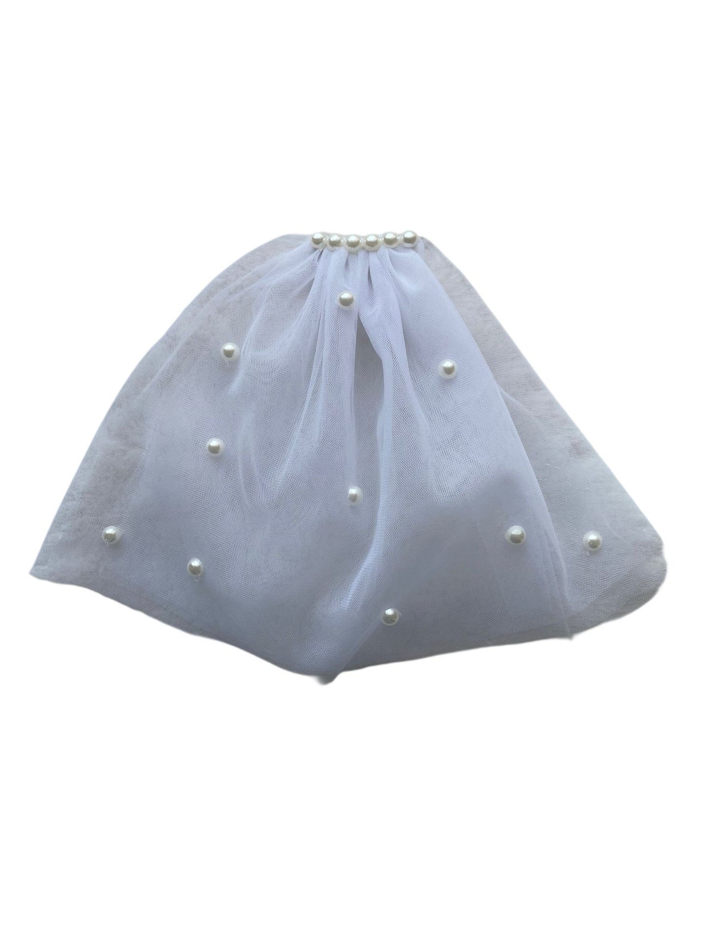 Dog Wedding Dress and Veil Set