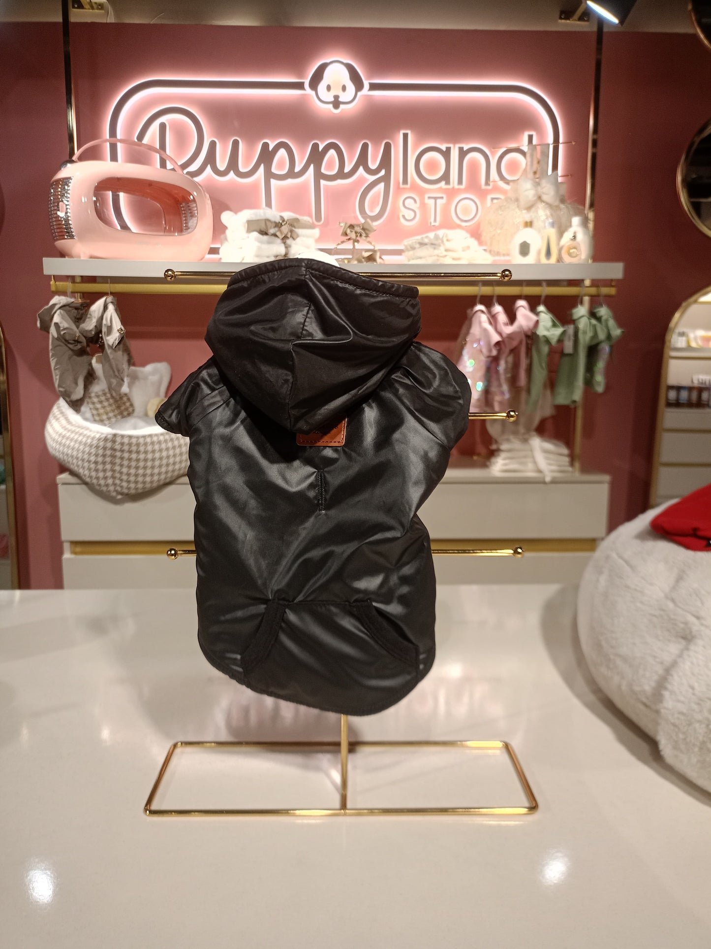 ALPHADOG DOG BLACK FLASH RAINCOAT