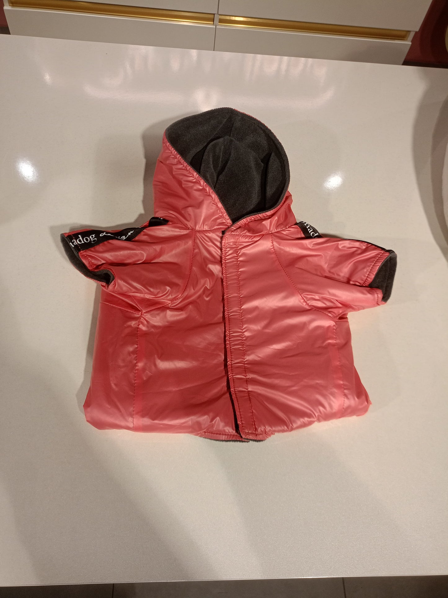 PINK FLASH DOG COAT