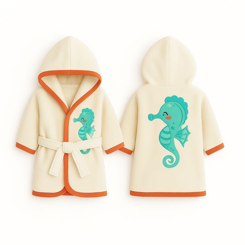 MERPAWW SEA HORSE DOG BATHROBE