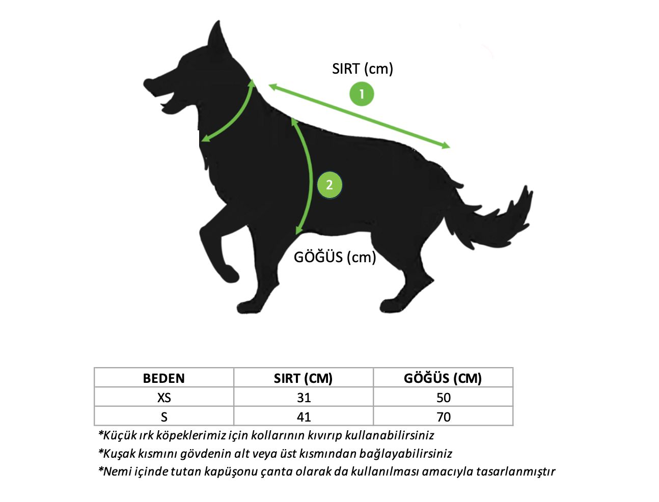 LORİCO PAMUKLU KOTON KÖPEK BORNOZ