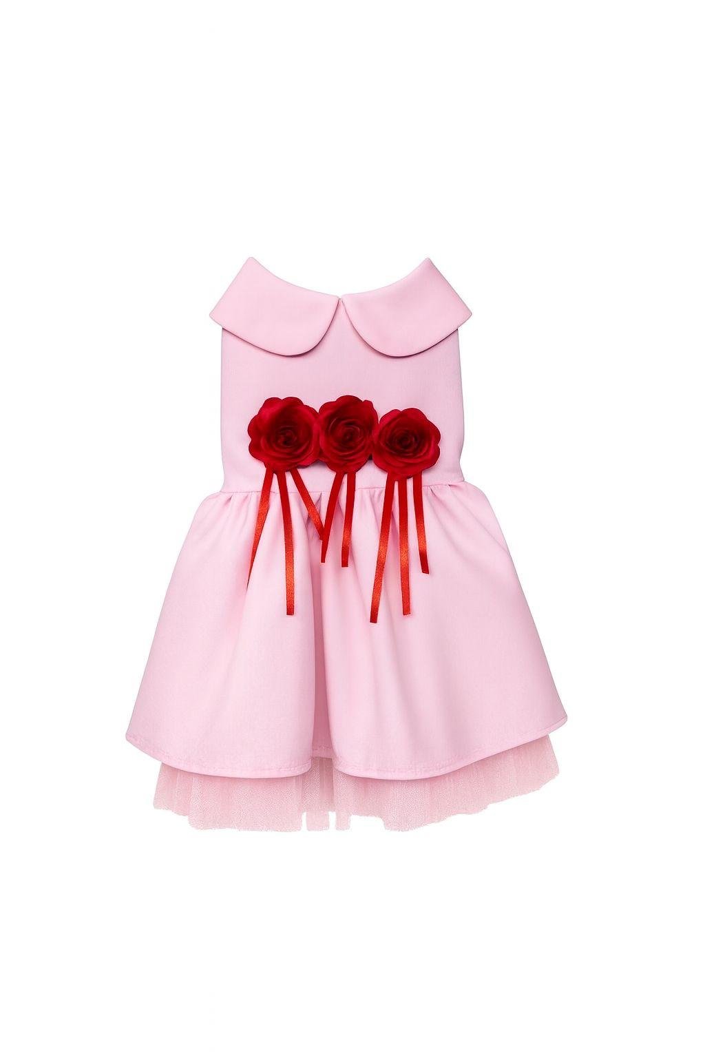MERPAWW RED ROSE DRESS