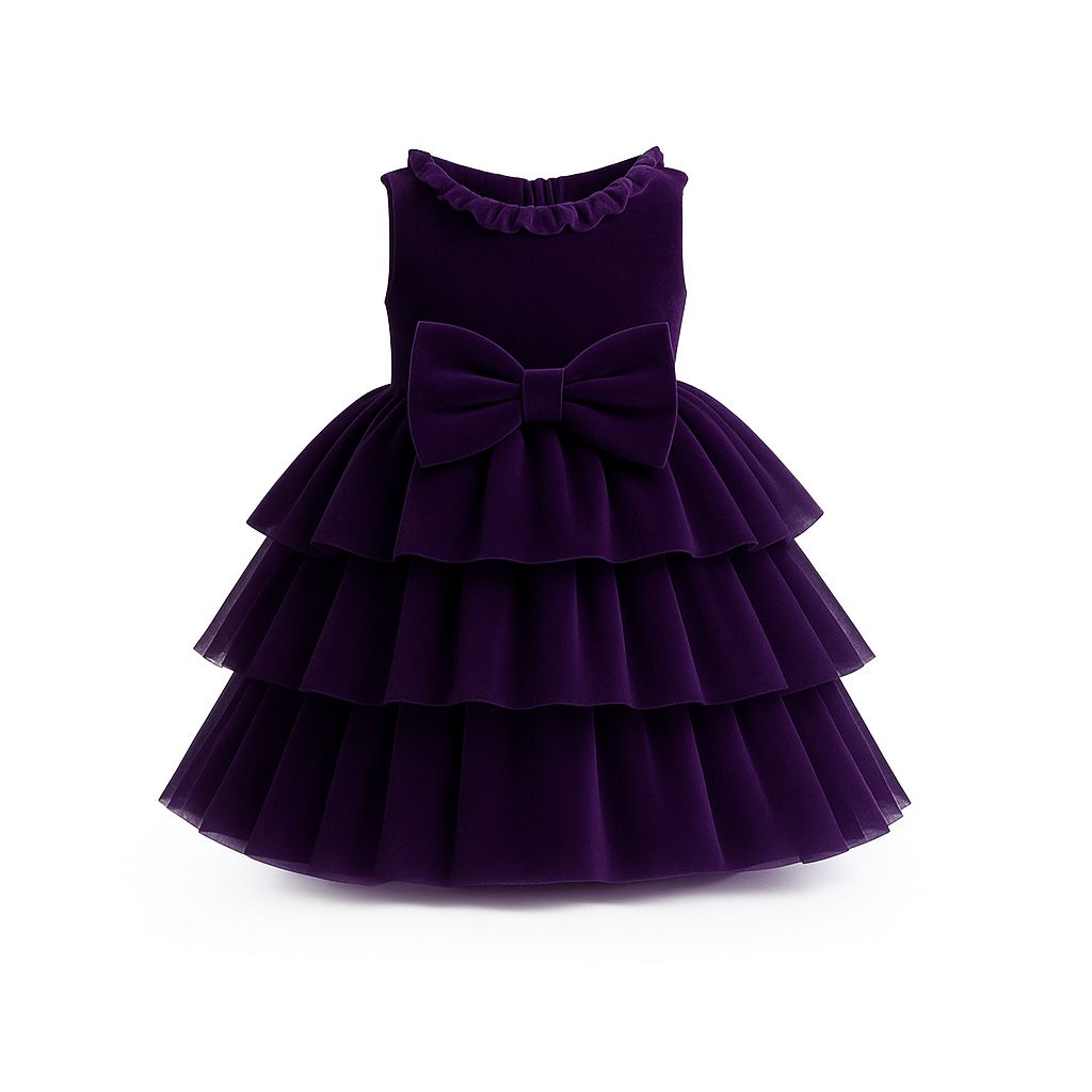 MERPAWW PURPLE FOLDED DOG DRESS