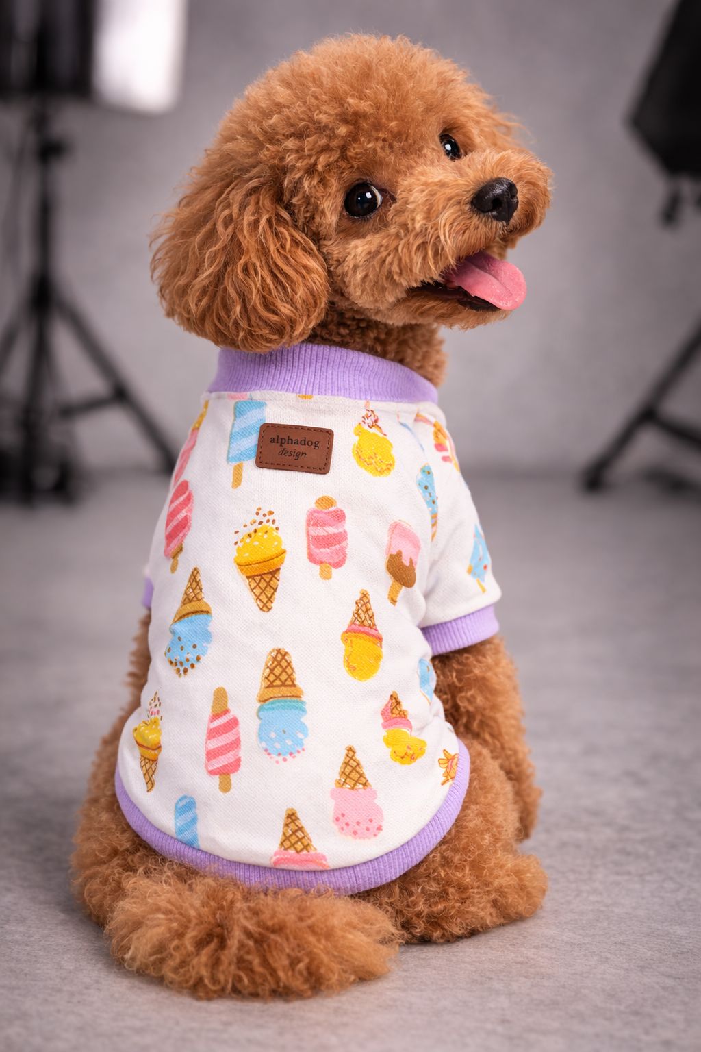 ALPHADOG ICE CREAM KÖPEK TSHIRT
