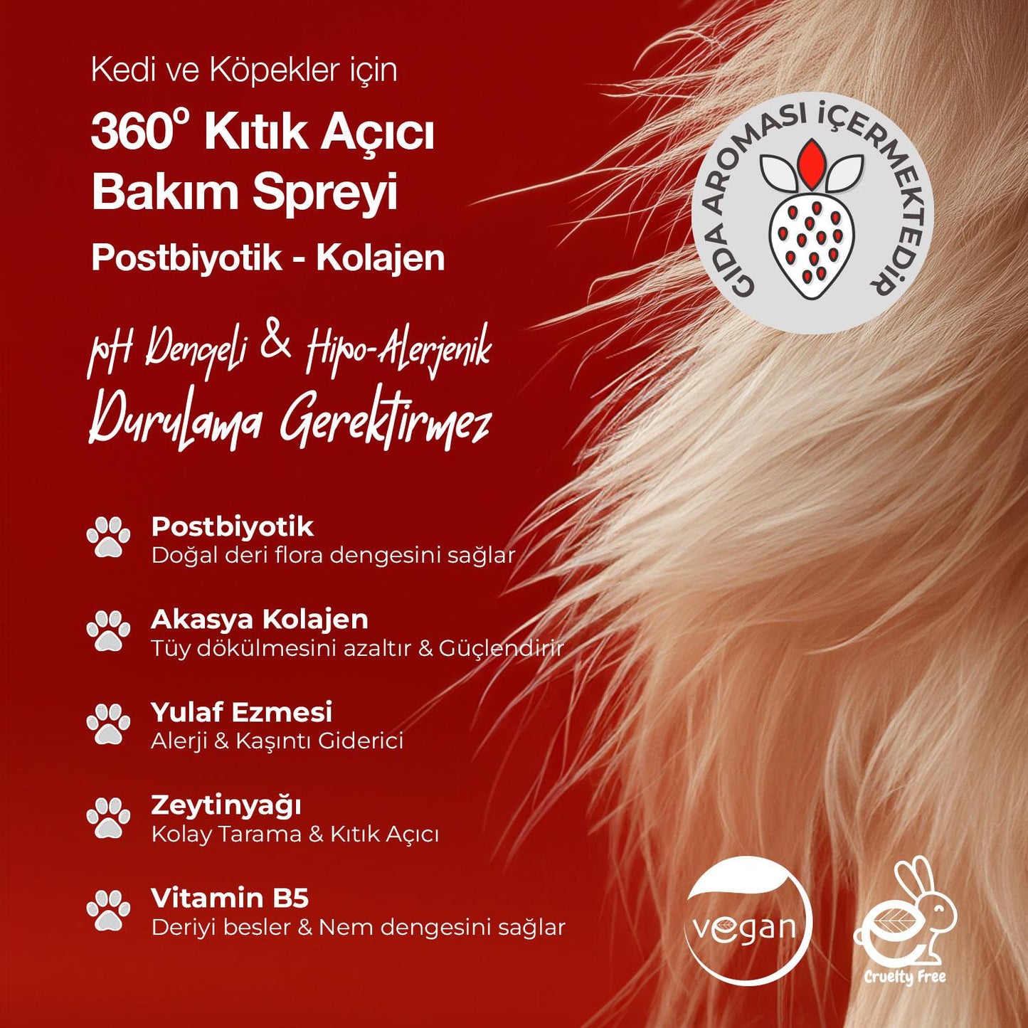 Docho 360° Köpek Kıtık Açıcı Bakım Spreyi