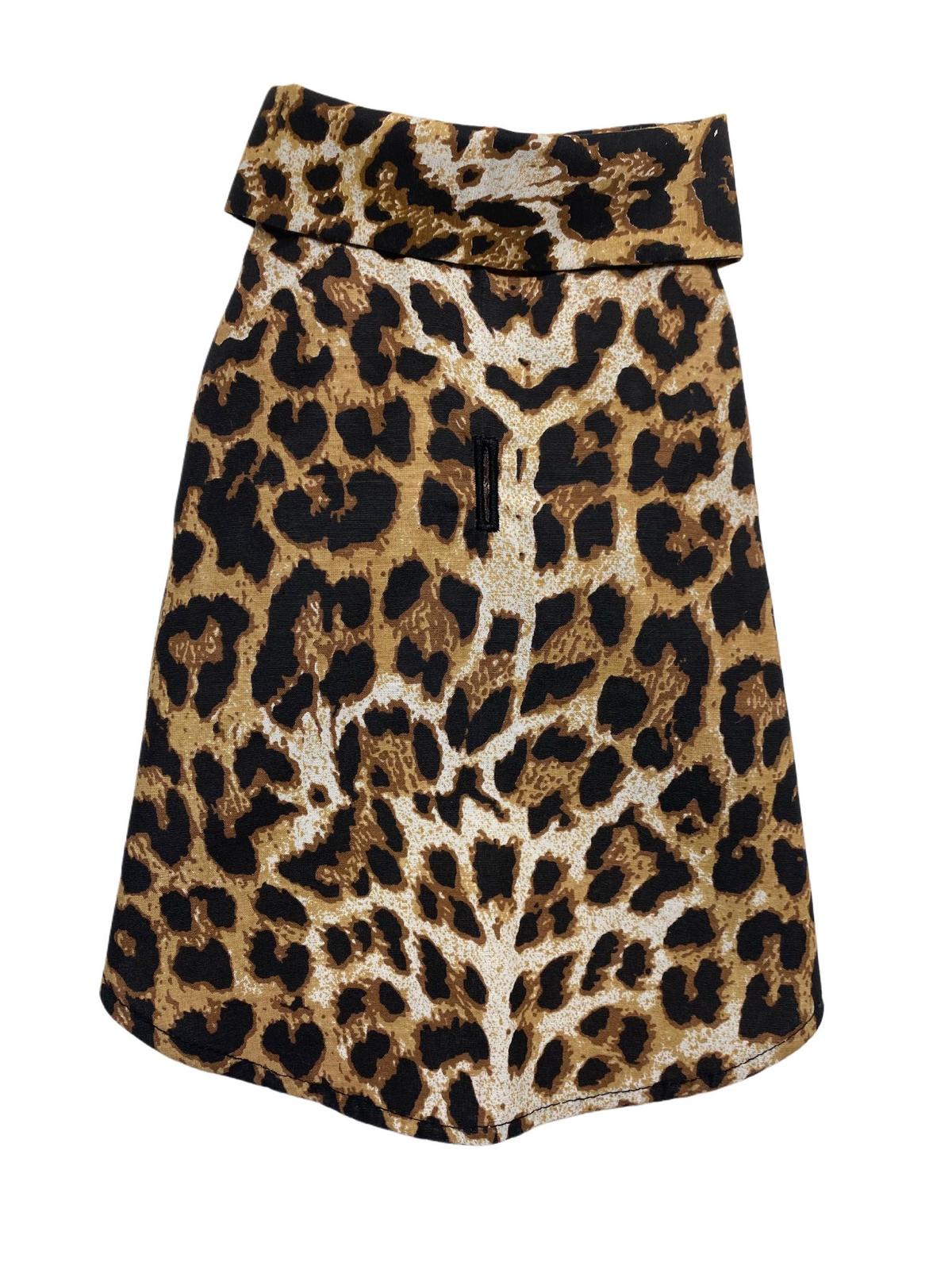 MERPAWW DOG BROWN LEOPARD SHIRT