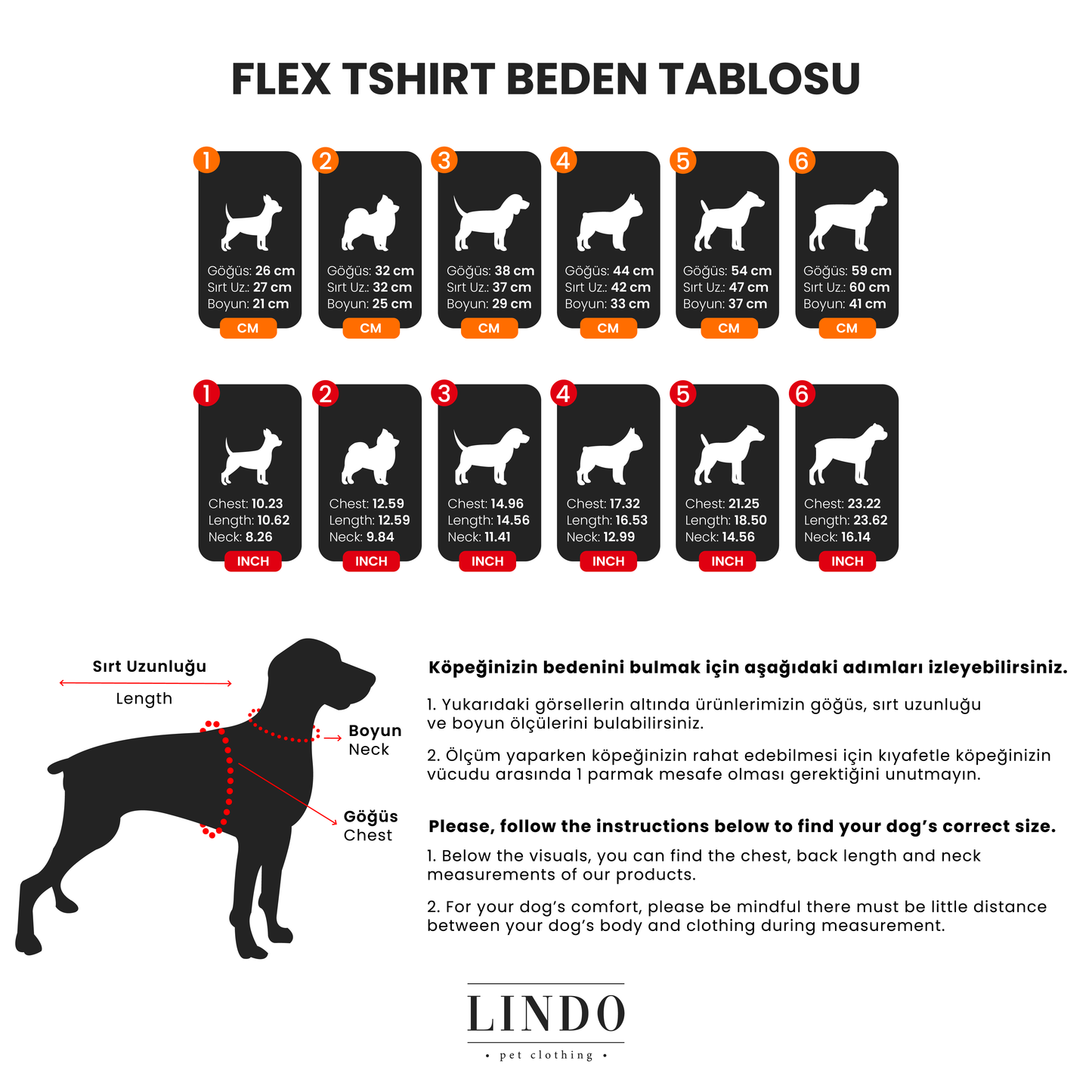 LINDODOGS ALWAYS STAY FREE KÖPEK TSHİRT